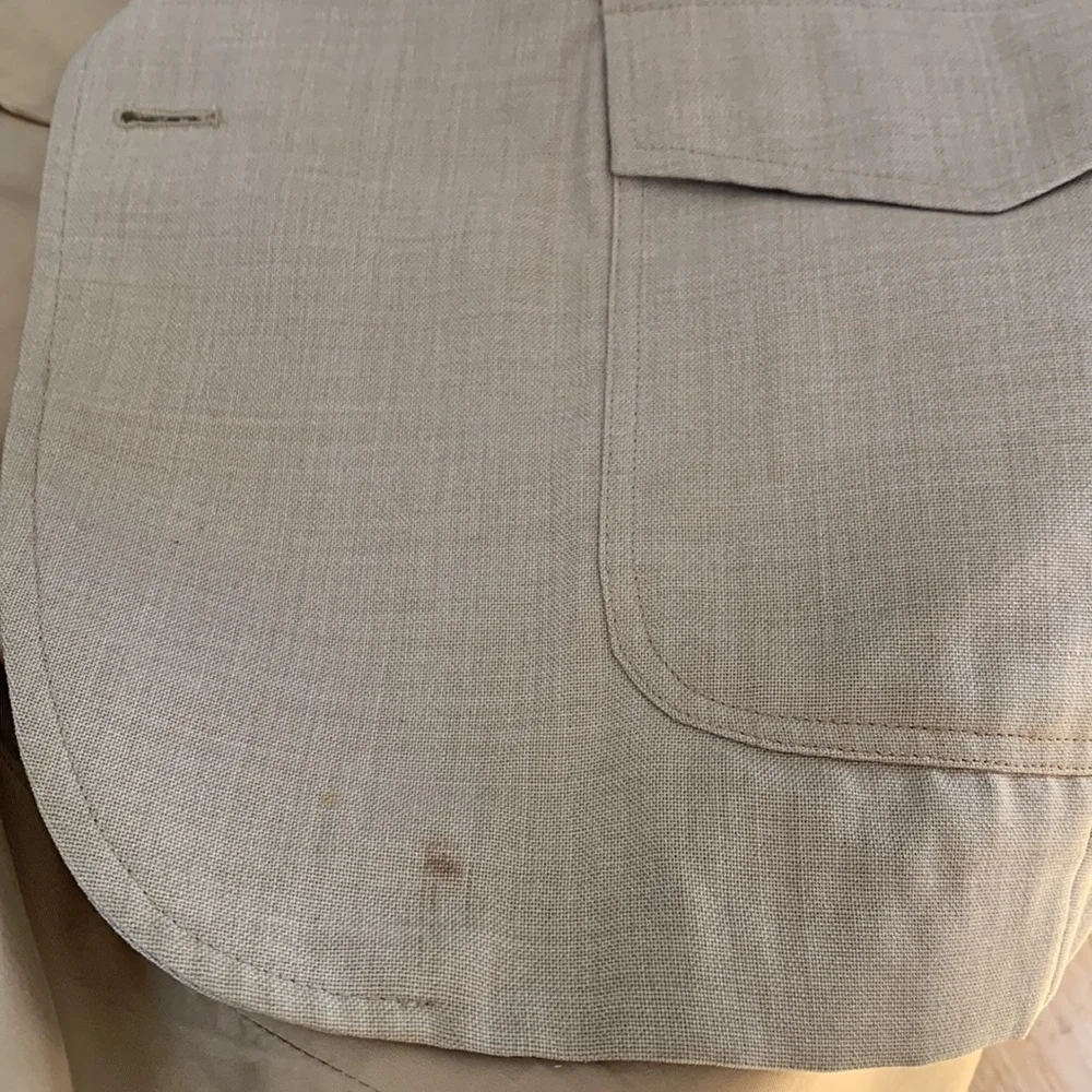 Vintage Pen West Pendleton Western Blazer Suede Elbow Patches size 46L - Picture 10 of 11
